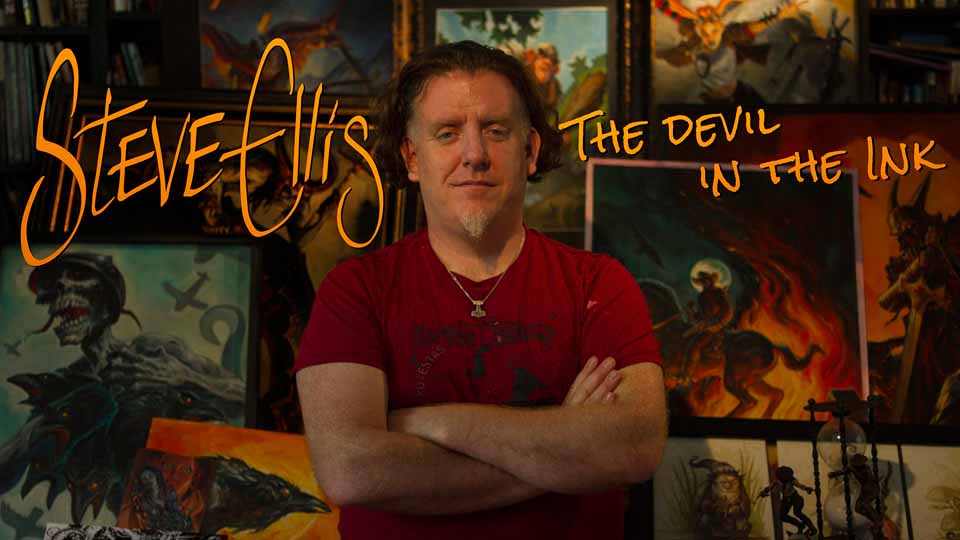 Open Lightbox to view 'Steve Ellis: The Devil in the Ink' short documentary
